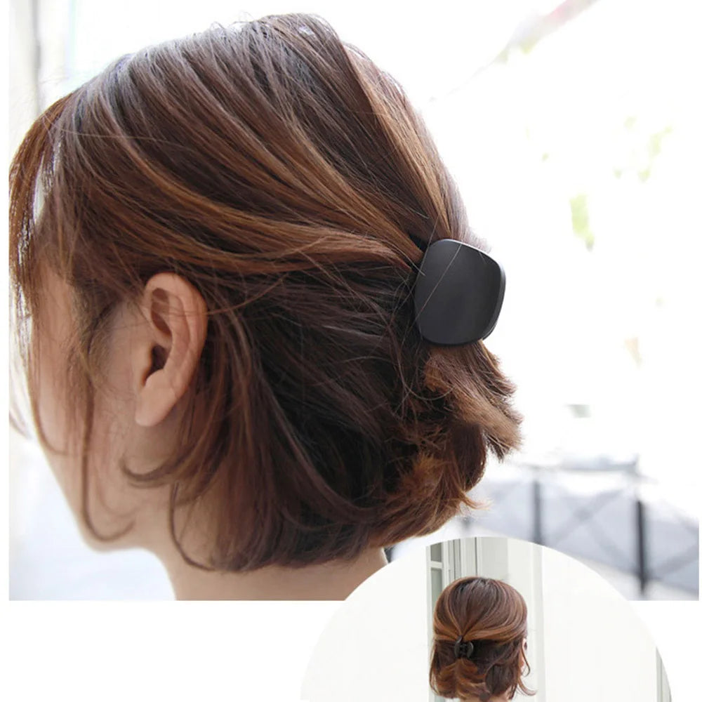 Solid Color Hair Claw Clip