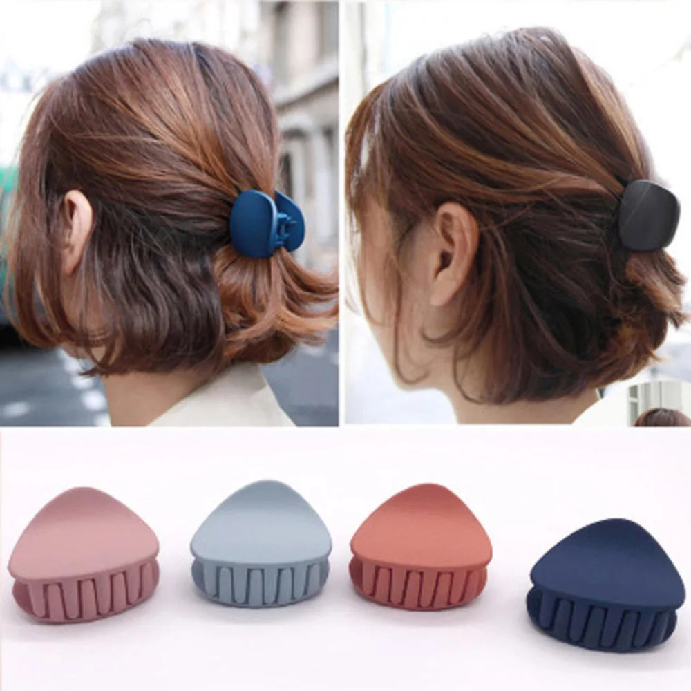 Solid Color Hair Claw Clip