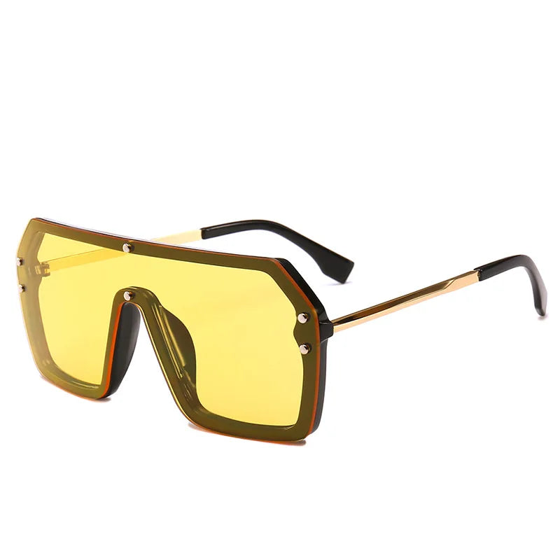 Oversized Shield Visor Sunglasses